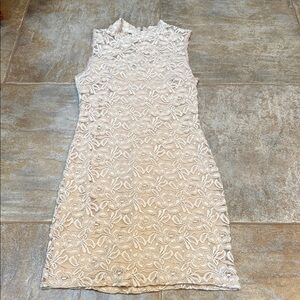 Soprano Cream Lace Mini Dress